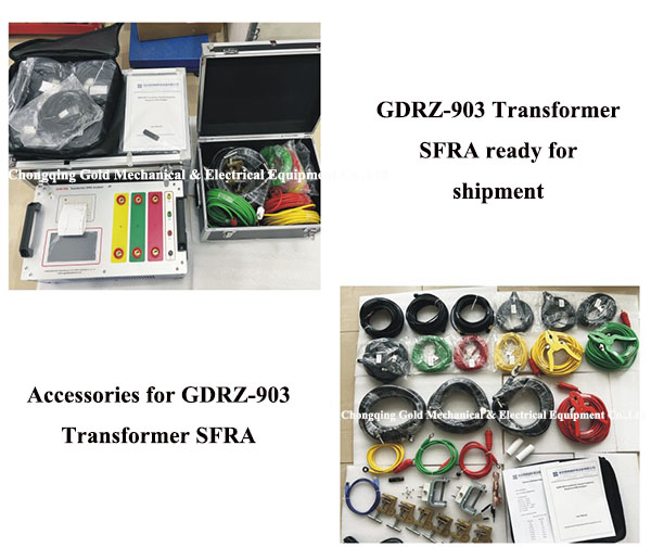 GDRZ-903 ट्रांसफॉर्मर SFRA वाइंडिंग विरूपण परीक्षक शिपमेंट के लिए तैयार है